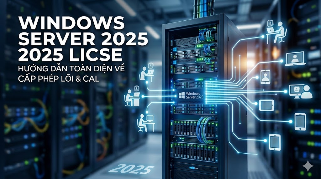 Hướng dẫn cấp phép Microsoft Windows Server 2025 cho doanh nghiệp
