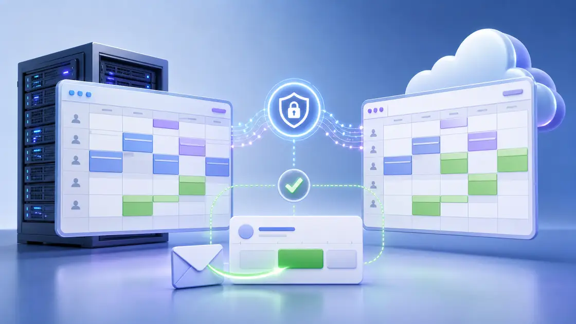 Free/Busy và lịch trong Exchange Hybrid: cấu hình để người dùng đặt lịch liền mạch